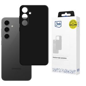 Silikoninis dėklas skirtas Samsung Galaxy S24 FE – 3mk HARDY® Mellow Case™ Black