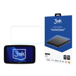 Nerūdijančio hybridinis stiklas ant Tomtom GO Professional 6 2gen - 3mk FlexibleGlass