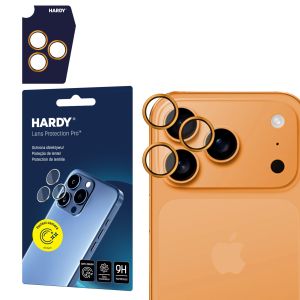 Objektyvo apsauga ant Apple iPhone 17 Pro/ iPhone 17 Pro Max - HARDY Lens Protection Pro  Orange