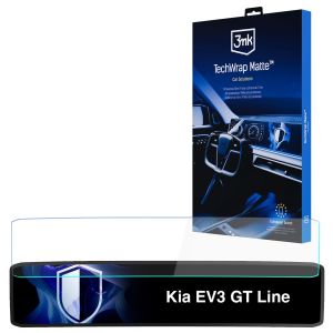 Matinė apsauginė plėvelė navigacijos ekranui Kia EV3 GT Line 2024- – 3mk TechWrap Matte™ Center Display