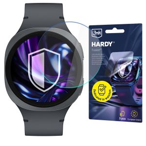 Hibridinė stiklo apsauga smartwatch Samsung Galaxy Watch 8 40mm - 3mk HARDY® Fusion Watch Protection™