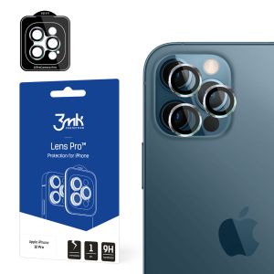 Grūdintas stiklas objektyvui Apple iPhone 12 Pro - 3mk Lens Protection Pro Silver