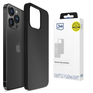 Silikoninis dėklas skirtas Apple iPhone 16 Pro – 3mk HARDY® Mellow Case™ Black