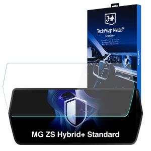 Matinė apsauginė plėvelė navigacijos ekranui MG ZS Hybrid+ Standard – 3mk TechWrap Matte™ Center Display
