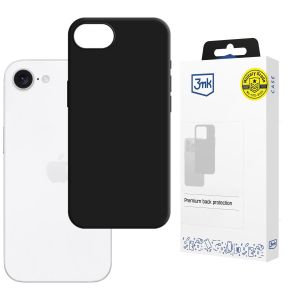 Silikoninis dėklas skirtas Apple iPhone 16E/ iPhone 17E – 3mk HARDY® Mellow Case™ Black