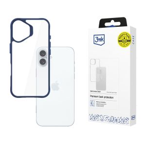 Dėklas Apple iPhone 16 Plus - 3mk Satin Armor Case+ Blue