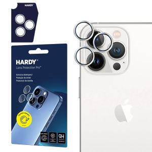 Objektyvo apsauga ant Apple iPhone 13 Pro - HARDY Lens Protection Pro Silver
