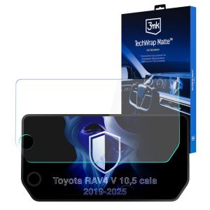 Matinė apsauginė plėvelė navigacijos ekranui, skirta Toyota RAV4 V 2019- – 3mk TechWrap Matte™ Center Display