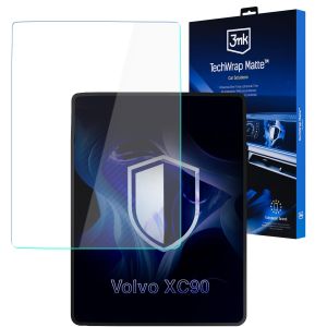 Matinė apsauginė plėvelė navigacijos ekranui, skirta Volvo XC90 2025- – 3mk TechWrap Matte™ Center Display