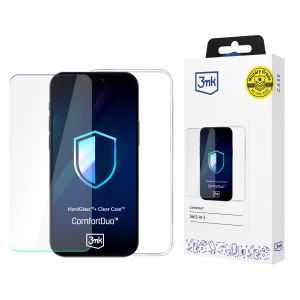 Etui Clear Case + Stiklo grūdintas Samsung Galaxy S25 Ultra - 3mk ComfortDuo Clear