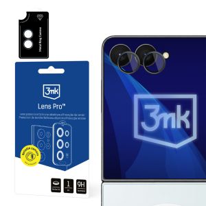 Grūdintas stiklas kameros objektyvui Samsung Galaxy Z Flip 8 - 3mk Lens Protection Pro Black