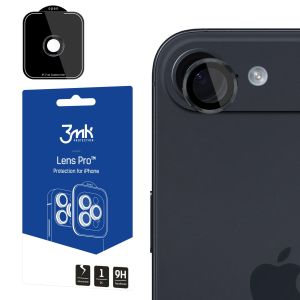 Grūdintas stiklas kameros objektyvui skirtas Apple iPhone Air - 3mk Lens Protection Pro Black