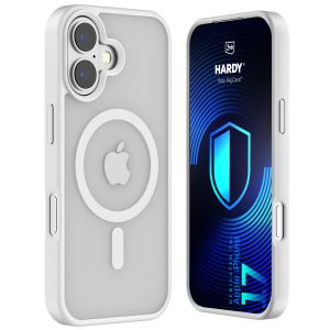 Dūminis dėklas su MagSafe, skirtas Apple iPhone 17 – 3mk HARDY® Hazy MagCase™ White
