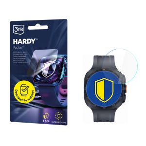 Hibridinis stiklas smartwatch Samsung Galaxy Watch Ultra 2 (2026) - 3mk HARDY® Fusion Watch Protection™