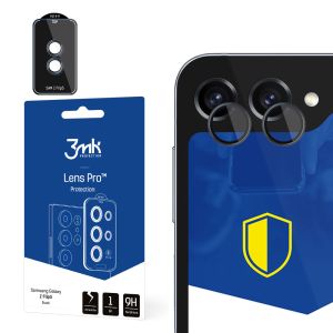 Grūdintas stiklas kameros objektyvui Samsung Galaxy Z Flip 5 3mk Lens Protection Pro Black