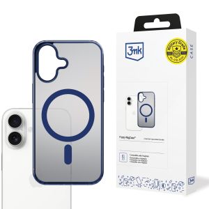 Dėklas Apple iPhone 17 - 3mk Frosty MagCase Blue