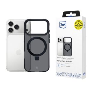 Dėklas, skirtas Apple iPhone 17 Pro/ 18 Pro – 3mk Smoke Case Mag&Stand