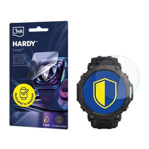 Hibridinis stiklas smartwatch Amazfit T-Rex 3 Pro 44mm - 3mk HARDY® Fusion Watch Protection™