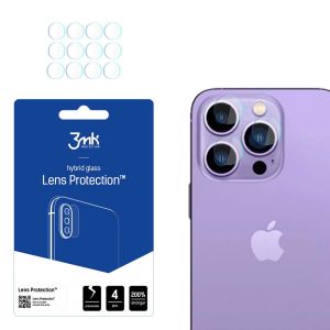 Objektyvo stiklas Apple iPhone 14 Pro/14 Pro Max fotoaparatui - 3mk Lens Protection