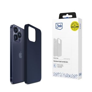 Dėklas, skirtas Apple iPhone 16 Pro Max - 3mk Silicone Case Dark Navy