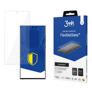 Nedūžtančios hibridinės stiklo plokštelės Samsung Galaxy S24 Ultra - 3mk FlexibleGlass