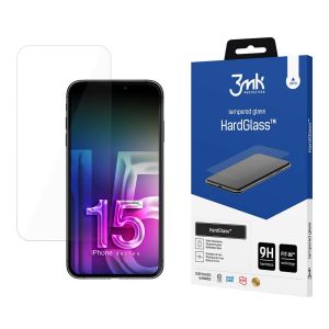 Grūdintas stiklas Apple iPhone 15 - 3mk HardGlass