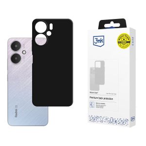 Dėklas Redmi 13C 5G - 3mk silikoninis dėklas juodas