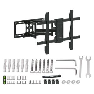 Sieninis televizoriaus laikiklis 55–90 colių 3mk HARDY® StableMount 75™ - reguliuojamas, sukiojamas, VESA, iki 75 kg