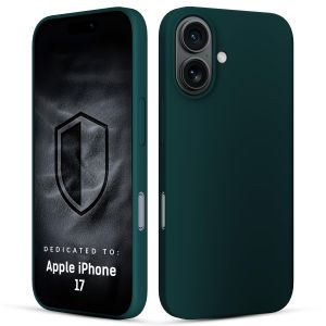 Silikoninis dėklas skirtas Apple iPhone 17 - 3mk HARDY® Mellow Case™ Dark Green