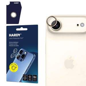 Objektyvo apsauga ant Apple iPhone Air HARDY Lens Protection Pro Titanium Gold