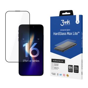 Grūdintas stiklas Apple iPhone 16 Pro Max - 3mk HardGlass Max Lite