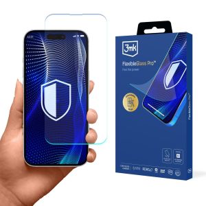Nedūžtantis stiklas, skirtas Apple iPhone 17 – 3mk FlexibleGlass Pro