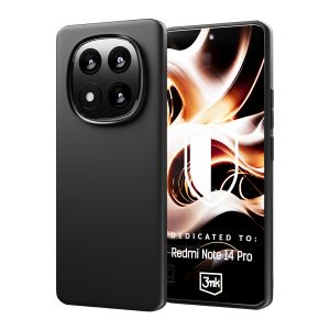 Dėklas Redmi Note 14 Pro 5G - 3mk Matt Case Black