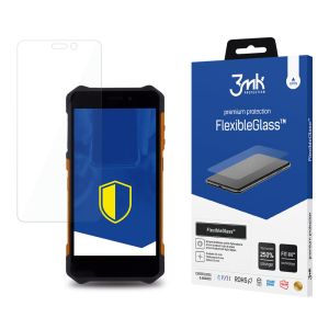 Nedūžtančios hibridinės stiklo plokštelės MyPhone Hammer Iron 3 LTE - 3mk FlexibleGlass