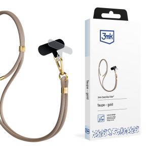 Išmaniojo telefono virvutė 3mk EasyClip Elite Taupe (gold)