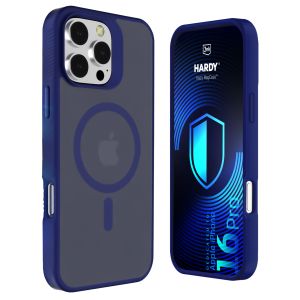 Dūminis dėklas su MagSafe, skirtas Apple iPhone 16 Pro – 3mk HARDY® Hazy MagCase™ Blue