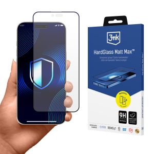 Matinis grūdintas stiklas Apple iPhone Air - 3mk HardGlass Matt Max
