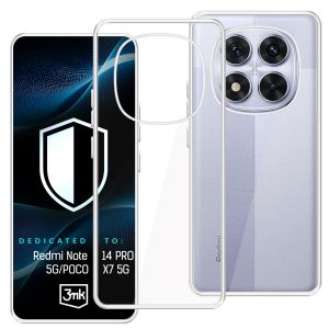 Skaidrus dėklas Redmi Note 14 PRO 5G/POCO X7 5G – 3mk HARDY® Vision Case™