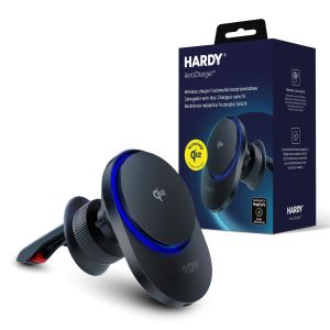 Automobilinis telefono laikiklis su MagSafe 15W MPP Qi2 belaidžiu įkrovikliu - 3mk HARDY® AeroCharger™