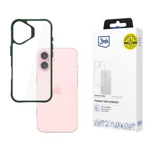 Dėklas Apple iPhone 16 - 3mk Satin Armor Case+ Green