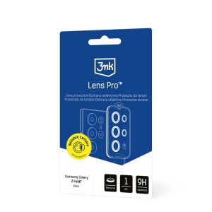 Grūdintas stiklas kameros objektyvui Samsung Galaxy Z Fold 7 3mk Lens Protection Pro Black