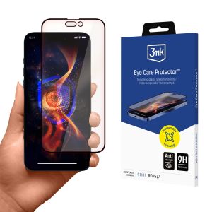 Grūdintas stiklas Anti-Blue Light Apple iPhone 14 Pro - 3mk Eye Care Protector