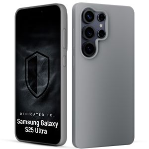 Silikoninis dėklas skirtas Samsung Galaxy S25 Ultra - 3mk HARDY® Mellow Case™ Gray