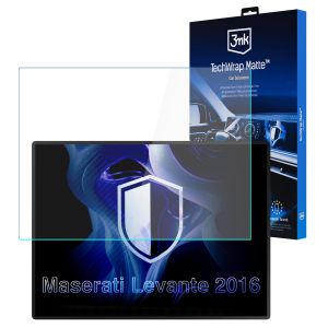 Matinė apsauginė plėvelė navigacijos ekranui Maserati Levante 2016- – 3mk TechWrap Matte™ Center Display