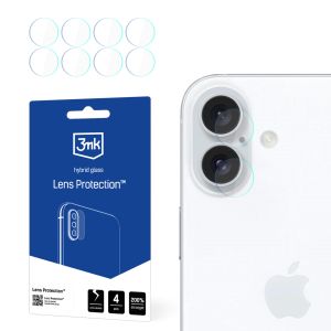 Stiklas fotoaparato objektyvui Apple iPhone 16 - 3mk objektyvo apsauga