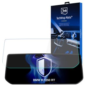 Matinė apsauginė plėvelė navigacijos ekranui BMW R 1250 RT – 3mk TechWrap Matte™ Center Display