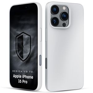 Silikoninis dėklas su MagSafe skirtas Apple iPhone 16 Pro - 3mk HARDY® Mellow MagCase™ White