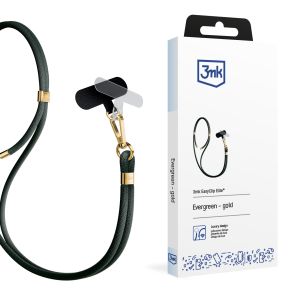 Išmaniojo telefono virvutė 3mk EasyClip Elite Evergreen (gold)
