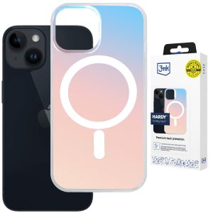 Holografinis dėklas su MagSafe skirtas Apple iPhone 13/14 - 3mk HARDY® PrisMag Case™