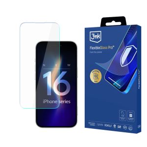 Nesugadinamas stiklas ant Apple iPhone 16 - 3mk FlexibleGlass Pro